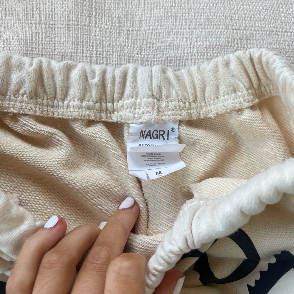 Kanye NAGRI beige sweats Trust God - Picture 2 of 3